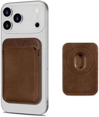 Amazon.com: Apple Leather Wallet with MagSafe (for iPhone) - Now