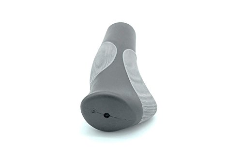 ARTHEALTH Antislip Ergonomic Design Handlebar Grips, (22mm) Handlebar Tape Soft Touch and Comfort Handlebar Grips for Cycling Bikes Mountain Bikes Road Bicycles Black&Grey - Thumbnail 2