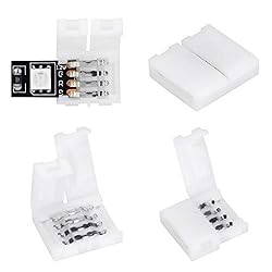 WENHSIN 10Packs 4-Pin RGB LED Light Strip