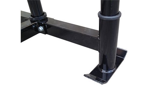 Econ"Prowler" Weighted Push Sled/Add Plates for More Resistance/CrossFit, Resistance, Strength & Conditioning Equipment/Easy Assembly and Storage with Detachable Handles