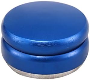 Coffee Distributor, Stainless Steel Adjustable Macaroon Tamper with Three Angled Slopes for Espresso Coffee Grounds - Blue
