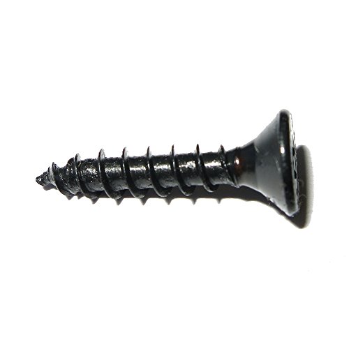 foto-kontor 8 Assy Senkkopf Spezial Holzschrauben 4x20mm in schwarz Gewinde asymmetrisch Lautsprecherschrauben – Bild 4