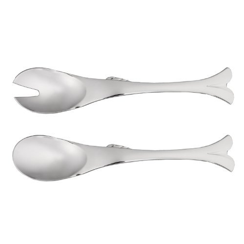 UPC 795110022744, 18/8 Stainless Steel, Fish Salad Server, Set of 2