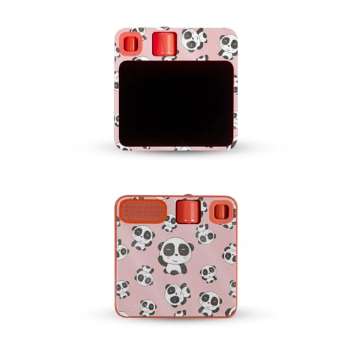 Glossy Glitter Skin Compatible with Rabbit r1 - Panda Hello - Premium 3M Vinyl…