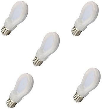 MZM 5pcs 12W E27 2700K/6500K Flat Shap Light Led Globe Bulb Lamps(AC85-265V) , cool white
