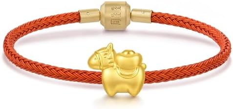 Amazon.com: CHOW SANG SANG 999 24K Gold Charme Blessing Bracelet