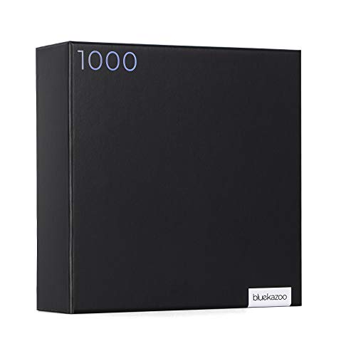 Blue Kazoo All Black Puzzle, 1000 Piece, Large Impossible Puzzle for