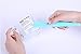 Eunion Blue Handy Peeler Stiff Scraper Scratch Free Cleaning Tool Label Remover Gum Scraper Handheld Sticker Scraper Bottle-Opener Can Opener, 2 Pack