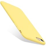 TORRAS [Love Series] iPhone 8 Case/iPhone 7 Case, Liquid Silicone Gel Rubber Case Soft Microfiber Cloth Lining Cushion Compatible with iPhone 8/ iPhone 7, Yellow