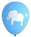 Elephant balloons (16 pcs) by Nerdy Words (Grey & Blue)