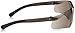 MCR Safety Crews BKH25G BearKat Magnifier Polycarbonate 2.5 Diopter Gray Lens Safety Glasses with Non-Slip Hybrid Black Temple Sleeve