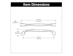Hickory Hardware 5 Pack Solid Core Kitchen Cabinet