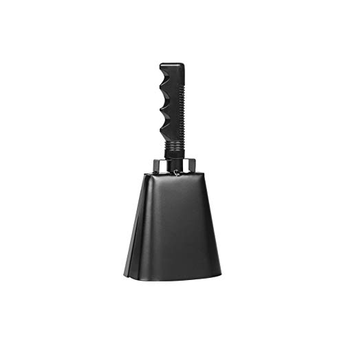 10 Inch Steel Cowbell with Stick Rubber Grip Handle Great for Weddings, Sport Events, Farms and Rodeos, Birthday Parties, Marching Bands, and Musical Events