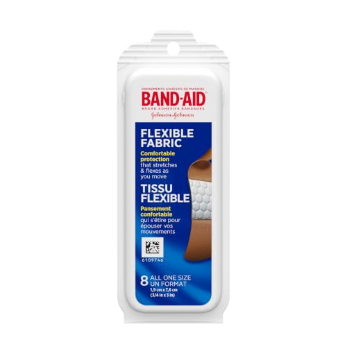 BAND-AID Brand Flexible Fabric Adhesive Bandages, All One Size… at Amazon