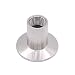 DERNORD Sanitary Female Threaded Pipe Fitting to 1.5 Inch TRI CLAMP (OD 50.5mm Ferrule) (Pipe Size: 1/2" NPT)