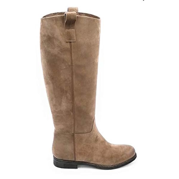 Riccianera 26601 Stivale camoscio Taupe Cerniera 0-1 - Taglia Scarpa 36 EU  Colore Taupe