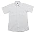 First Class 100% Polyester Short Sleeve Men's Uniform Shirt White