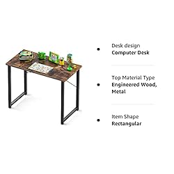 Coleshome 31 Inch Computer Desk, Modern Simple