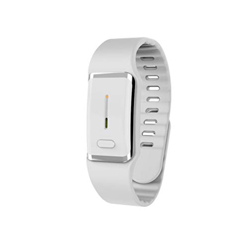 Choosebuy Mosquito Repellent Bracelet, USB Charging Electronic Anti Mosquito Bug Insect Bracelet Wristband Pest Repellr for Child Adult Pregnant Women- Camping, Hiking, Outdoors, BBQs (White)