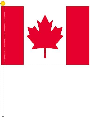 Amazon Tospa カナダ国旗ポータブルフラッグ 25 37 5cm テトロン製 地図 国旗 おもちゃ