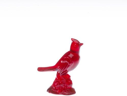 Solid Ruby Red Glass Cardinal Hand Made in Ohio