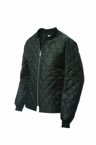 Work King Men s Quilted Freezer Jacket, Black, X-Large