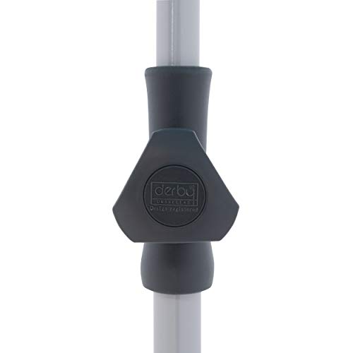 Doppler GS Basic 200 - Sonnenschirm für Balkon oder Garten - Regenabweisend - Knickbar - ca. 200 cm - Zebra – Bild 6