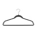 Closet Complete SUPREME Quality, ULTRA-Heavyweight, 85-gram, Virtually-UNBREAKABLE Velvet Hangers, Ultra-Thin, Space Saving, No-Slip Suit Hanger, 360° SPINNING,ROSE GOLD Hooks, Heather Gray, Set of 50