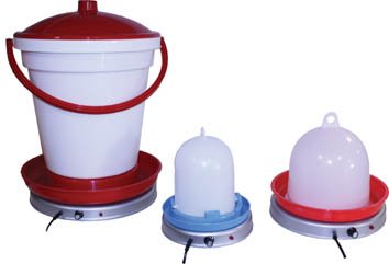 Tränkenwärmer mit Thermostat - à 33 cm, Wärmeplatte, Heizplatte, Tränkenheizung, Hemel