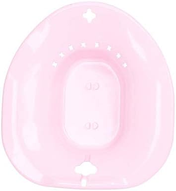 JaneDream Sitz Bath Over Toilet Remove Yoni Steam Seat Tub Steaming Cleaning Female Maternity Bath Seat Toilet Postpartum Care Only Tub Pink