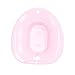 JaneDream Sitz Bath Over Toilet Remove Yoni Steam Seat Tub Steaming Cleaning Female Maternity Bath Seat Toilet Postpartum Care Only Tub Pink