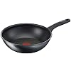 Tefal G12419 Titanium Fusion Wokpan 28 cm, Titanium Excellence anti-aanbaklaag, Geschikt voor alle warmtebronnen…