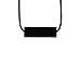 Stimtastic Chewable Silicone Block Necklace Nontoxic BPA and Phthalate Free, Black