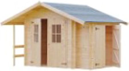 Outdoor Gartenhaus Blockbohlenhaus Viktor 220 Amazon De Garten