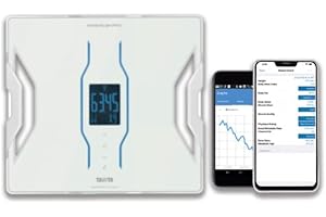 Tanita RD-953 InnerScan PRO Bluetooth Body Composition Monitor Multi Frequency Smart Scale - 11 Measurements - Japan Technology Color Display Weight Fat BMI Muscle Bone Water