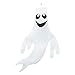 FUNNISM 48'' Large Halloween Ghost Windsock Hanging Decoration with Swivel Hanging Clip, Cute Flying Ghost for Yard, Patio, Lawn, Garden, Holiday Party Supplies, Halloween Outdoor Indoor Decoration
