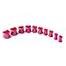 BodyJ4You 4PC Ear Plugs Heart Tunnels Glossy Black Pink Acrylic 0G Double Flare Expanders