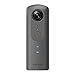 Ricoh Theta V 360-Degree Spherical 4K HD Digital Camera with/Original Selfie Stick + Tripod & Charger Advanced Kit