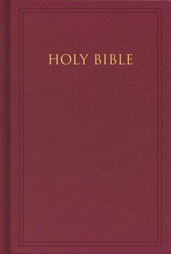KJV Pew Bible, Maroon Hardcover Hardcover – 1 Sept. 2014