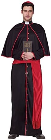 Cardinal Catholic Priest Pope Adult Men Costume