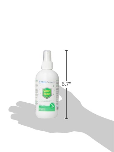 VetriScience Laboratories Vetri Repel Spray, Natural Flea and Tick Repellant for Cats and Dogs, 8oz Spray - Thumbnail 4