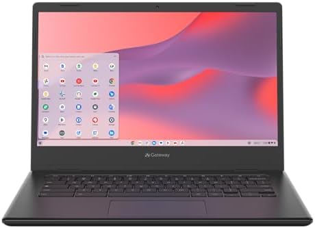 acer Gateway Chromebook 314 CBO314-1H-C476 Laptop | Intel Celeron N4500 | 14" Full HD (1920 x 1080) Display | 4GB LPDDR4X | 64GB eMMC | Wi-Fi 5 802.11ac | Chrome OS | Star Black