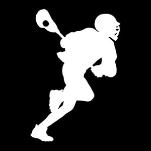 SHMAZ 11.9 * 17.7 Cm Lacrosse Persoonlijkheid Auto Sticker Grappige Motorfiets Decals Zwart/Zilver