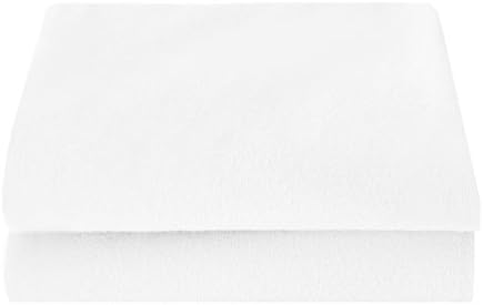 LOVE YANQI Deep Package Bed Sheet (Twin, White) Safe, Soft, Skin-friendly and Waterproof - Wrinkle, Fade, Stain - Abrasion Resistant