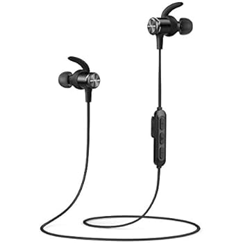 Bluetooth Headphones, Soundcore Spirit Sports Earbuds by Anker, Bluetooth 5.0, 8H Battery, IPX7 Waterproof, SweatGuard, Comfortable Wireless Headphones, Secure Fit for Running, Gym, Workout