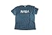 Revel Shore Men's Retro Vintage NASA Worm Logo Premium Soft T-Shirt (Medium) Indigo Blue