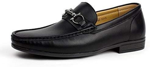 Mens Driving Slip On Casual Shoes Smart Loafers Leather Look Moccasin Style