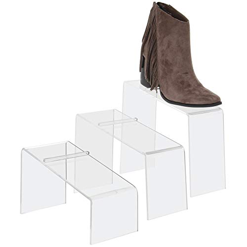 Shoe Risers, Acrylic Set of 3, Slanted Pricepulse