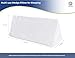 Hermell Foam Bed Wedge Pillow for Side Sleepers (White)