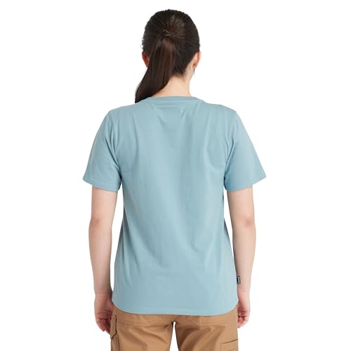 TIMBERLAND PRO WOMEN’S CORE SHORT SLEEVE T-SHIRT, SMOKE BLUE